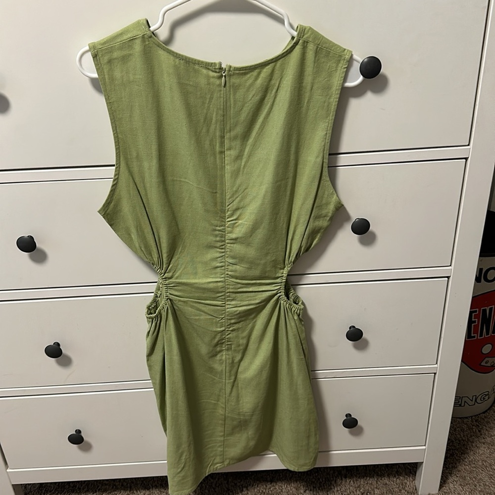 Princess Polly Mayzie Mini Dress Green - Picture 4 of 4